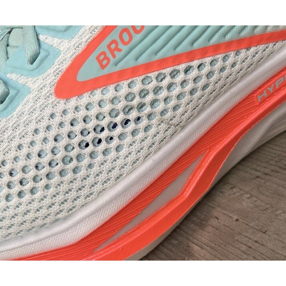 Brooks Hyperion 3 Women's 10.5 Running Shoes White/Pink Clay/Atomizer - Picture 7 of 16